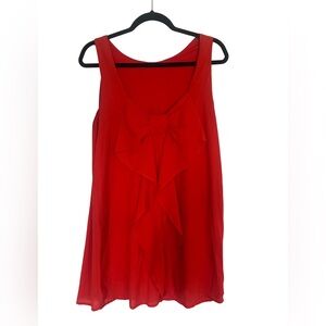 Everly Women’s Red Bow-Back Sleeveless‎ Dress – Size M (EUC)